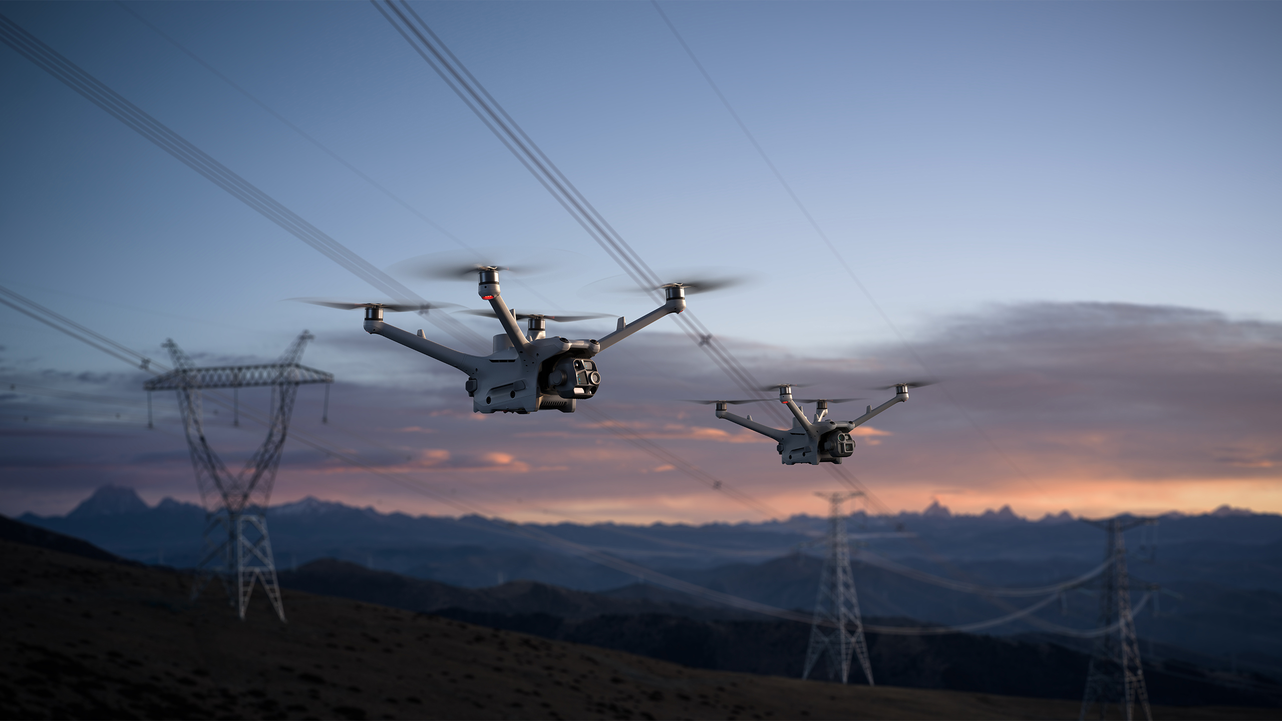 Drones de alto rendimiento en acción